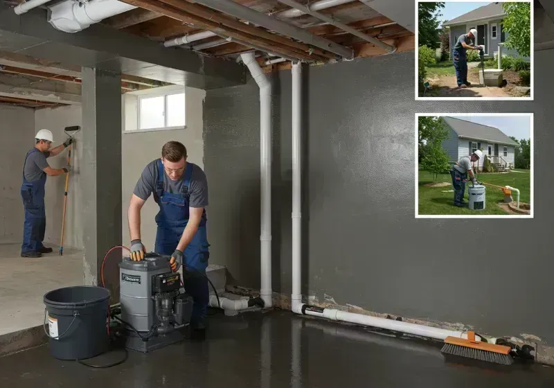 Basement Waterproofing and Flood Prevention process in Justice, IL